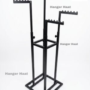 4 Hook Square Box Cloth Stand
